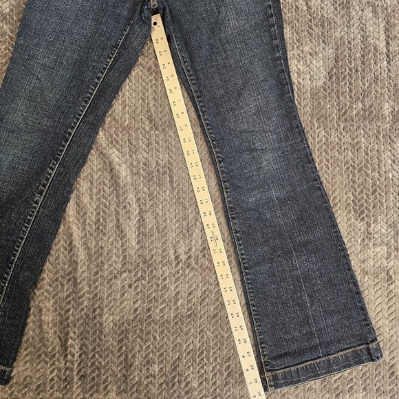 Gap Jeans Womens 30 Boot Cut Long And Lean Mid Rise Dark Wash Stretch 30x32 - Picture 2 of 10